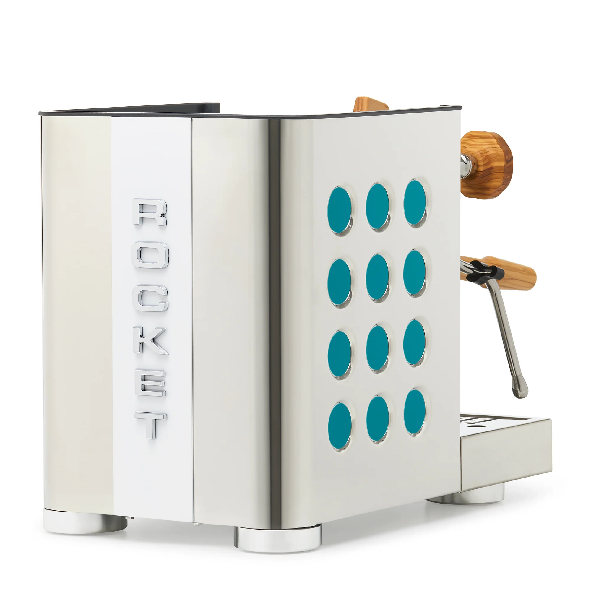 Rocket Espresso Appartamento TCA Espresso Machine - Stainless Steel with White Stripe - Image 15
