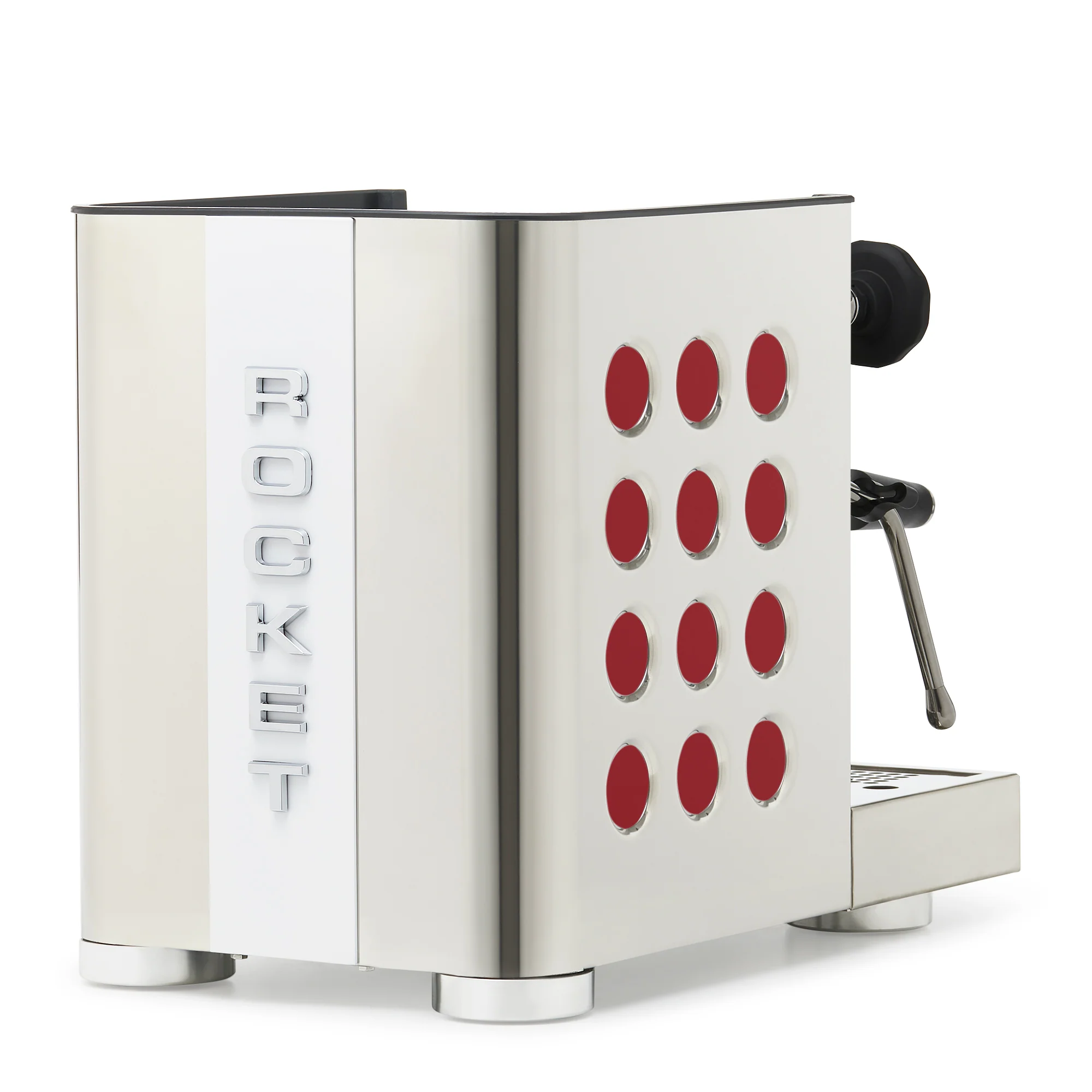 Rocket Espresso Appartamento TCA Espresso Machine - Stainless Steel with White Stripe - Image 154