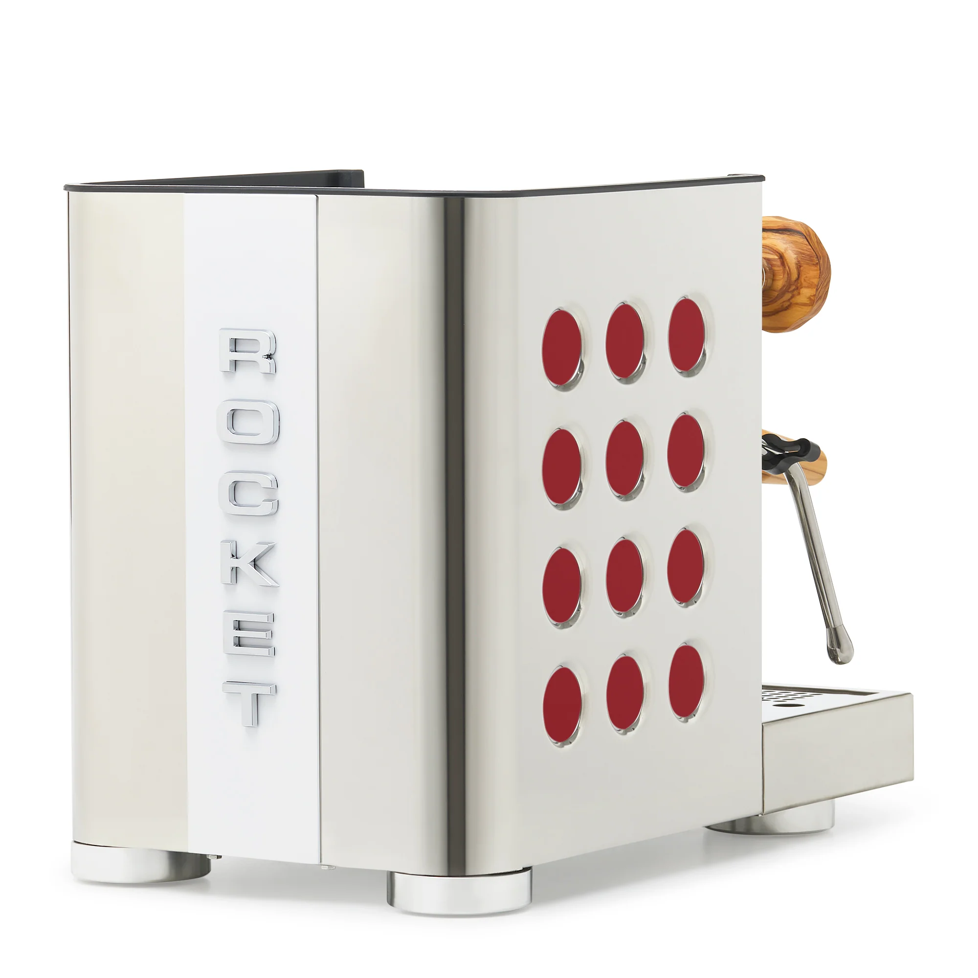Rocket Espresso Appartamento TCA Espresso Machine - Stainless Steel with White Stripe - Image 156