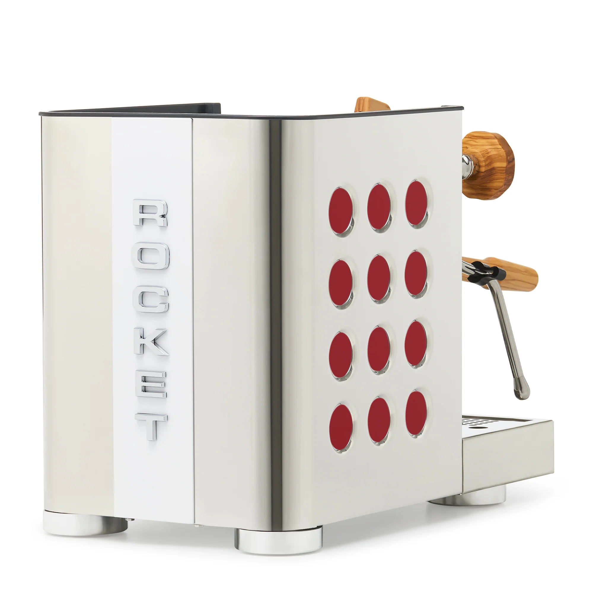 Rocket Espresso Appartamento TCA Espresso Machine - Stainless Steel with White Stripe - Image 160