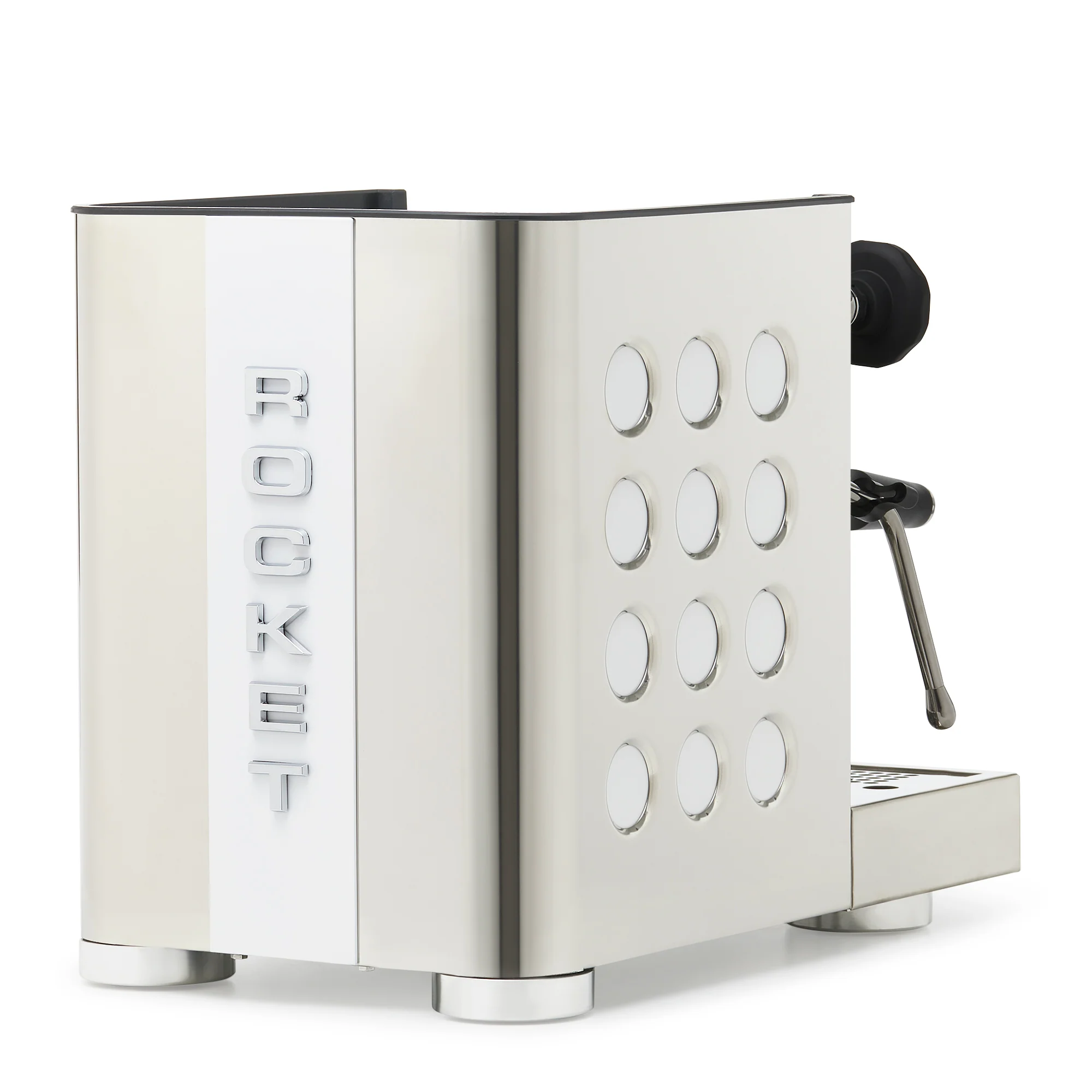 Rocket Espresso Appartamento TCA Espresso Machine - Stainless Steel with White Stripe - Image 186