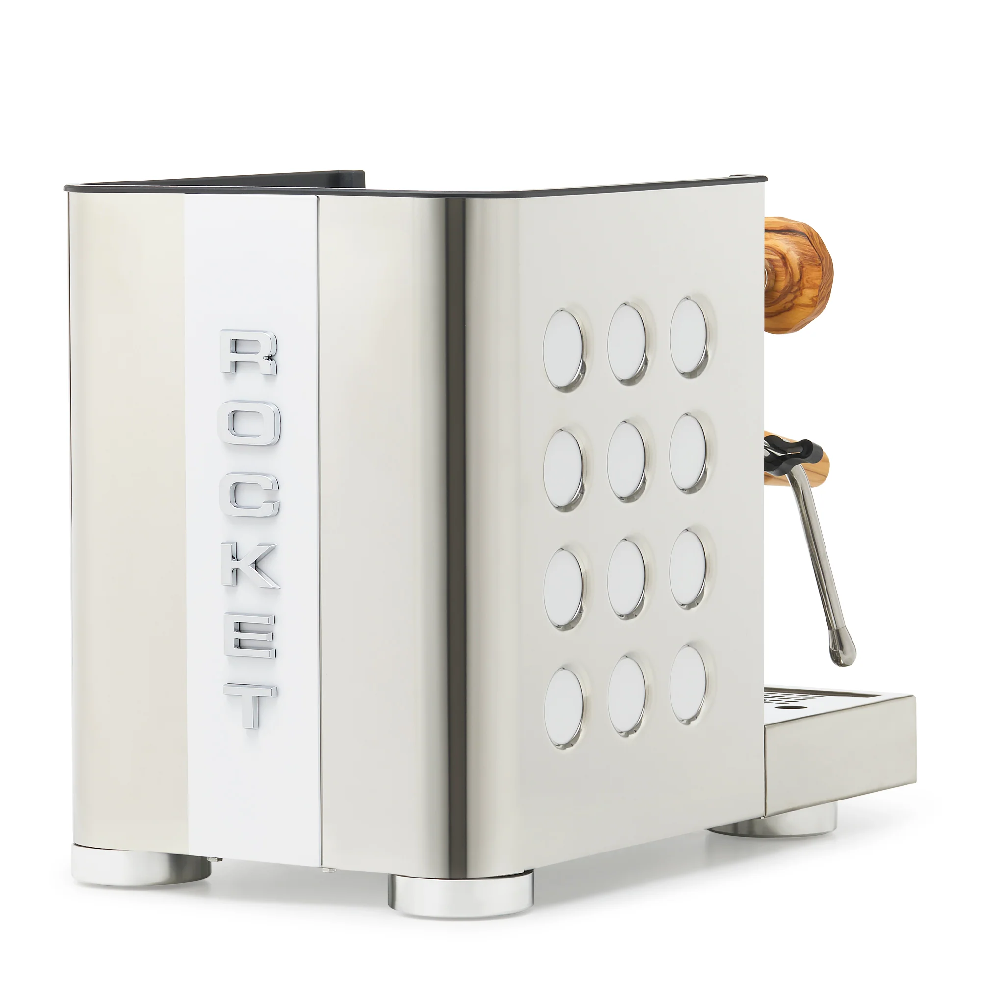 Rocket Espresso Appartamento TCA Espresso Machine - Stainless Steel with White Stripe - Image 188