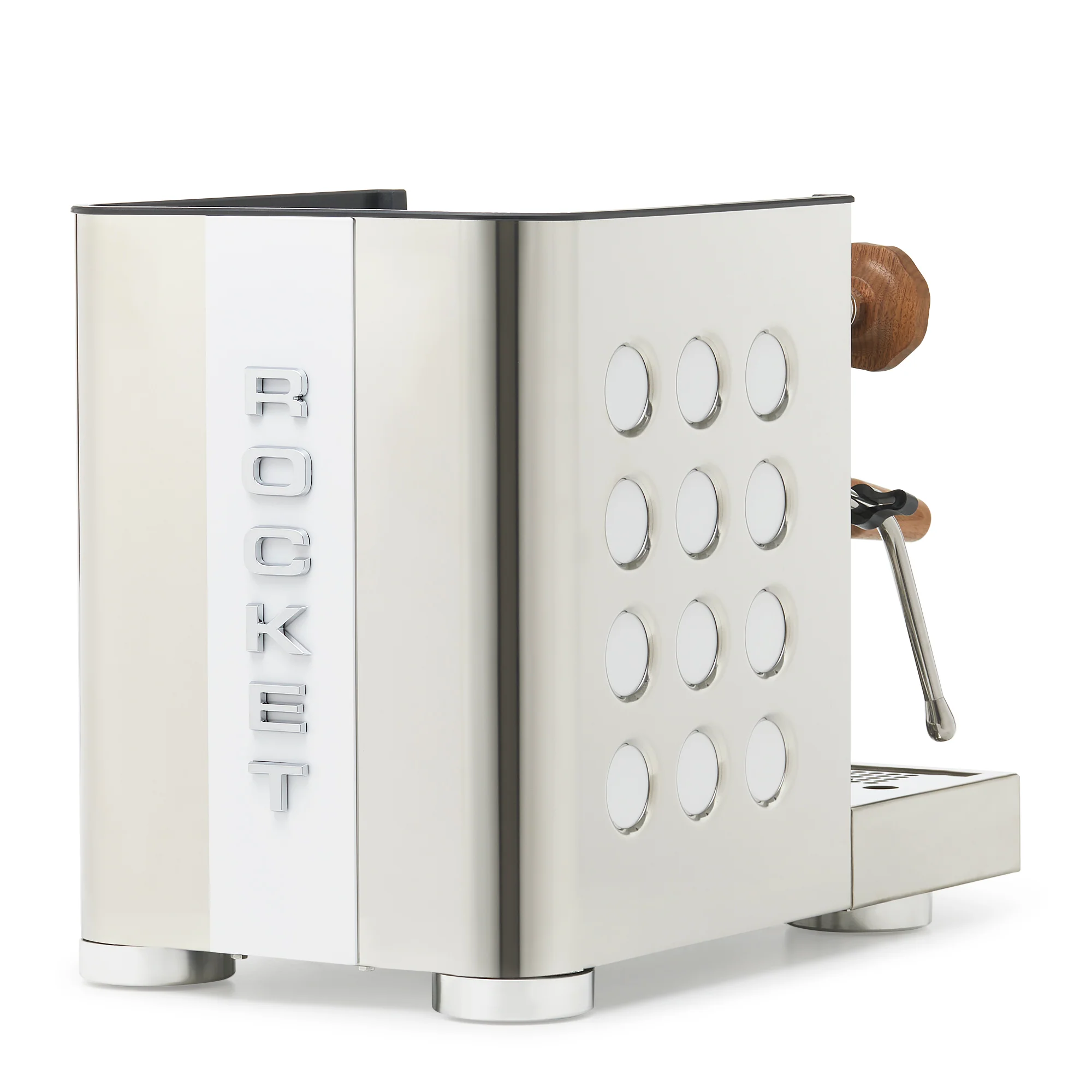 Rocket Espresso Appartamento TCA Espresso Machine - Stainless Steel with White Stripe - Image 189