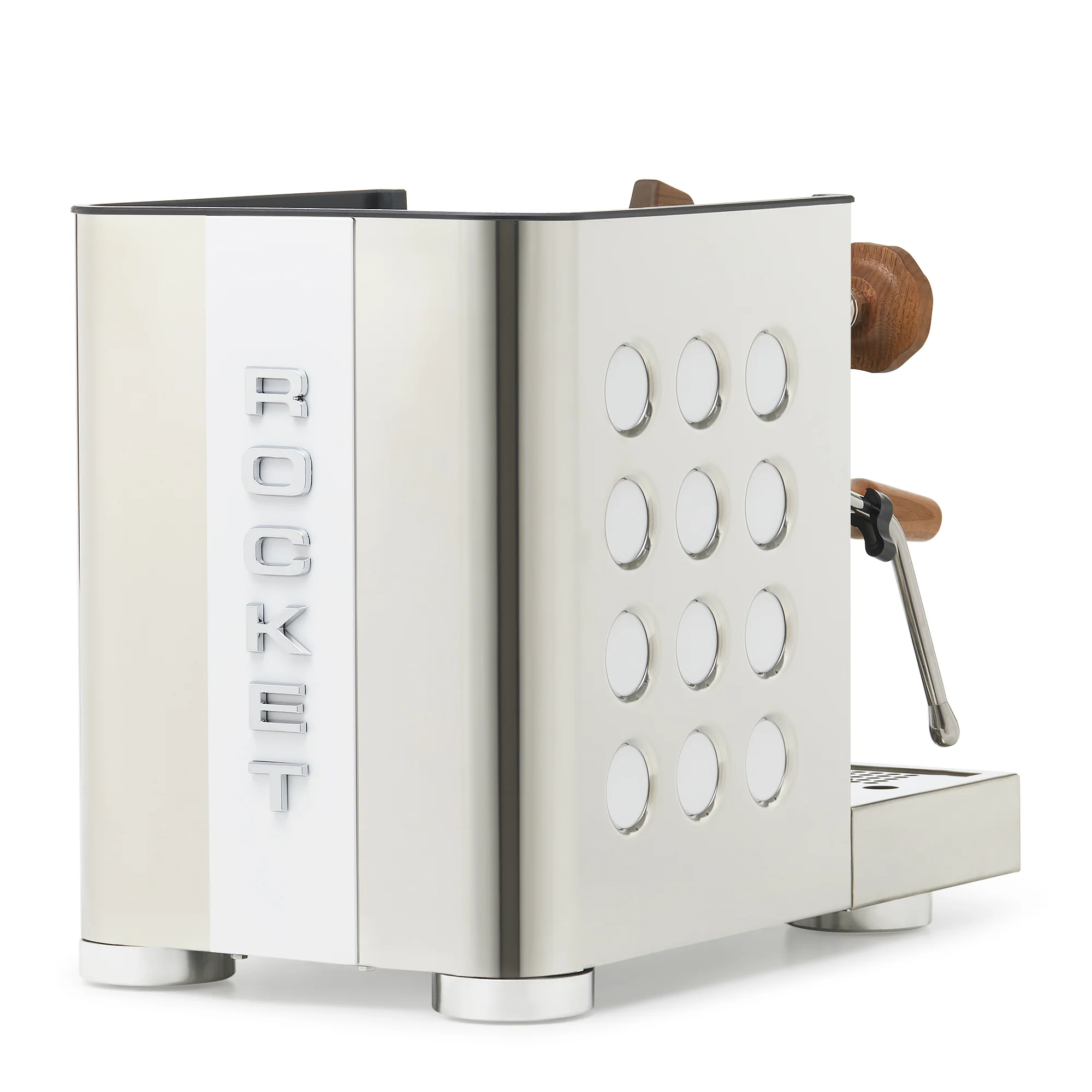 Rocket Espresso Appartamento TCA Espresso Machine - Stainless Steel with White Stripe - Image 193