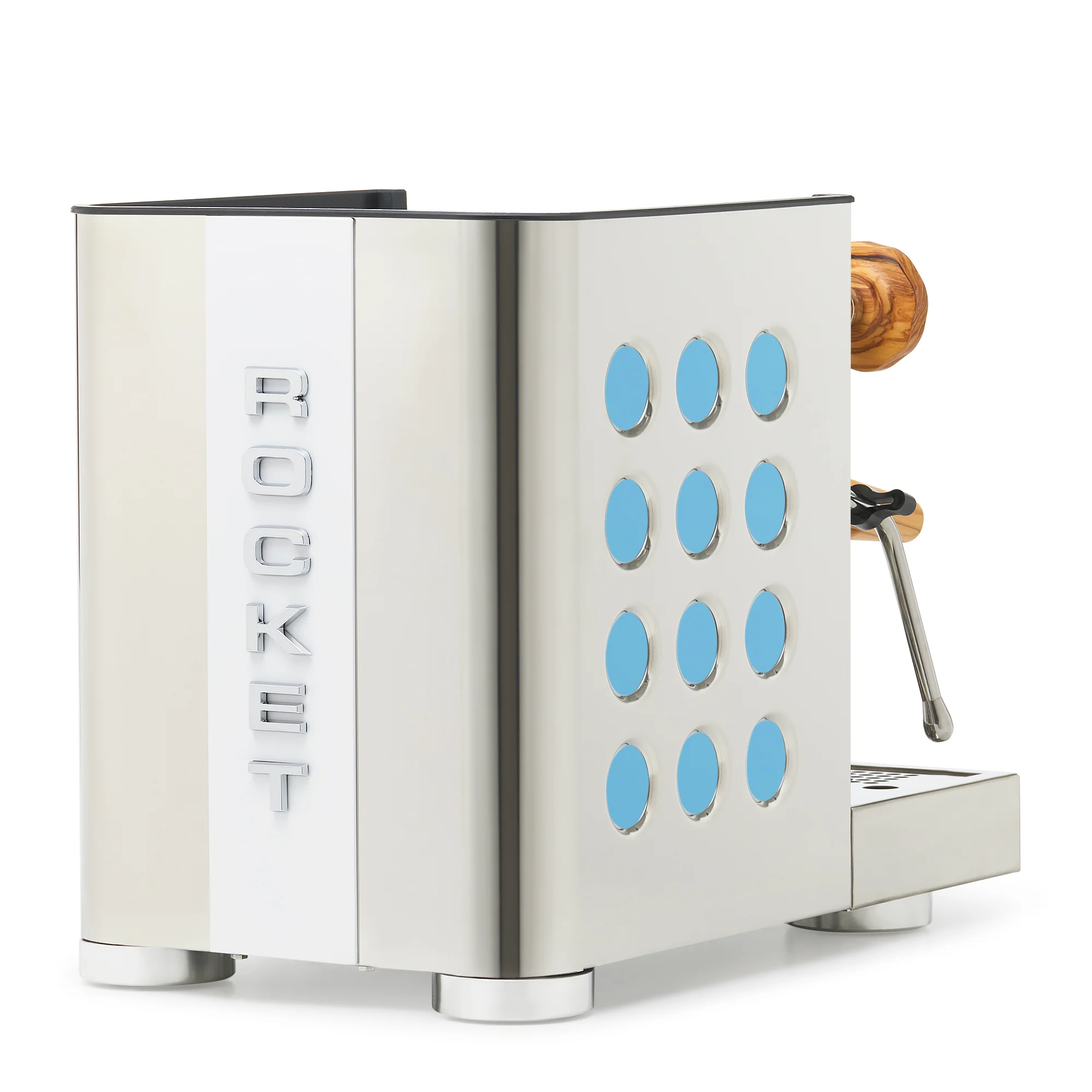 Rocket Espresso Appartamento TCA Espresso Machine - Stainless Steel with White Stripe - Image 43