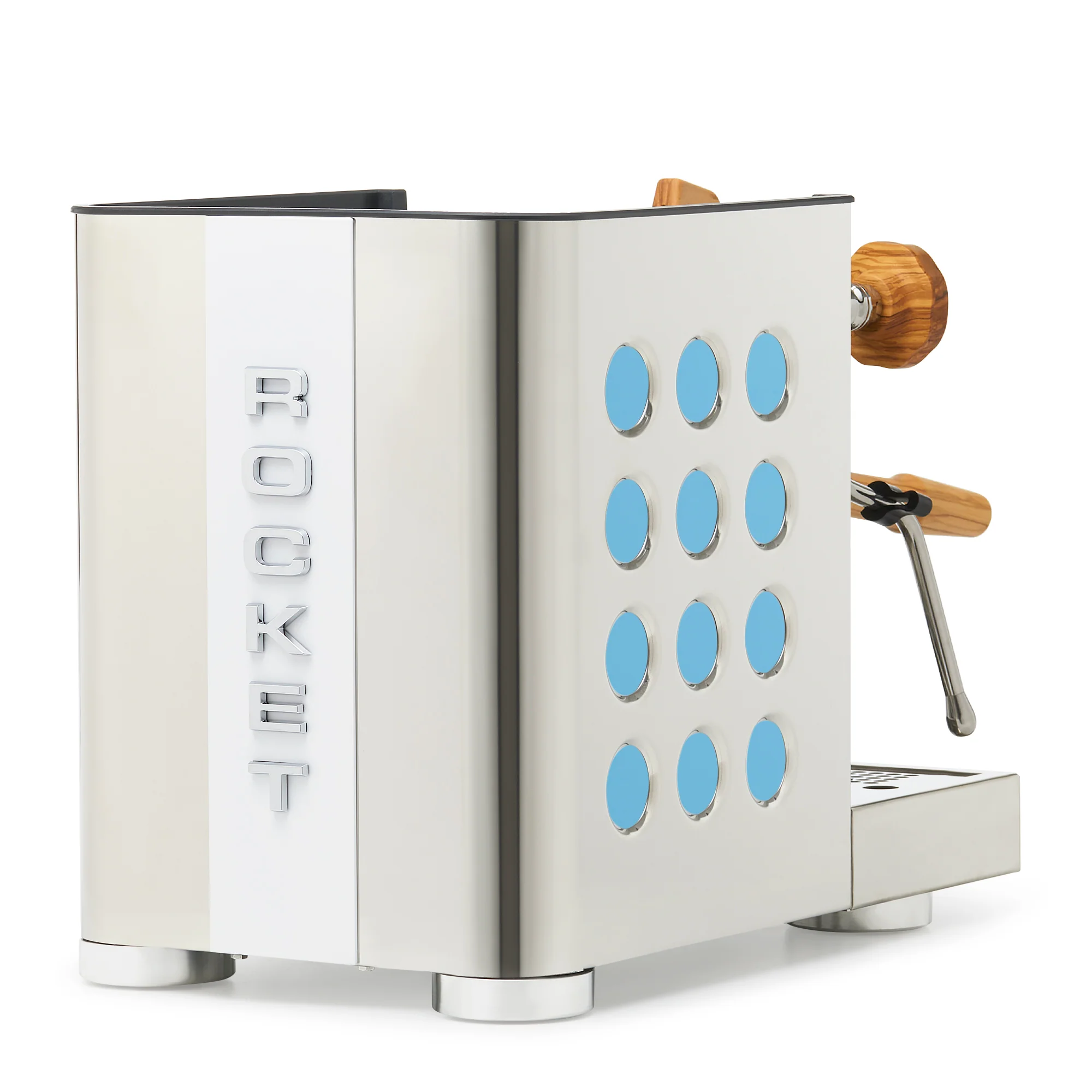 Rocket Espresso Appartamento TCA Espresso Machine - Stainless Steel with White Stripe - Image 47