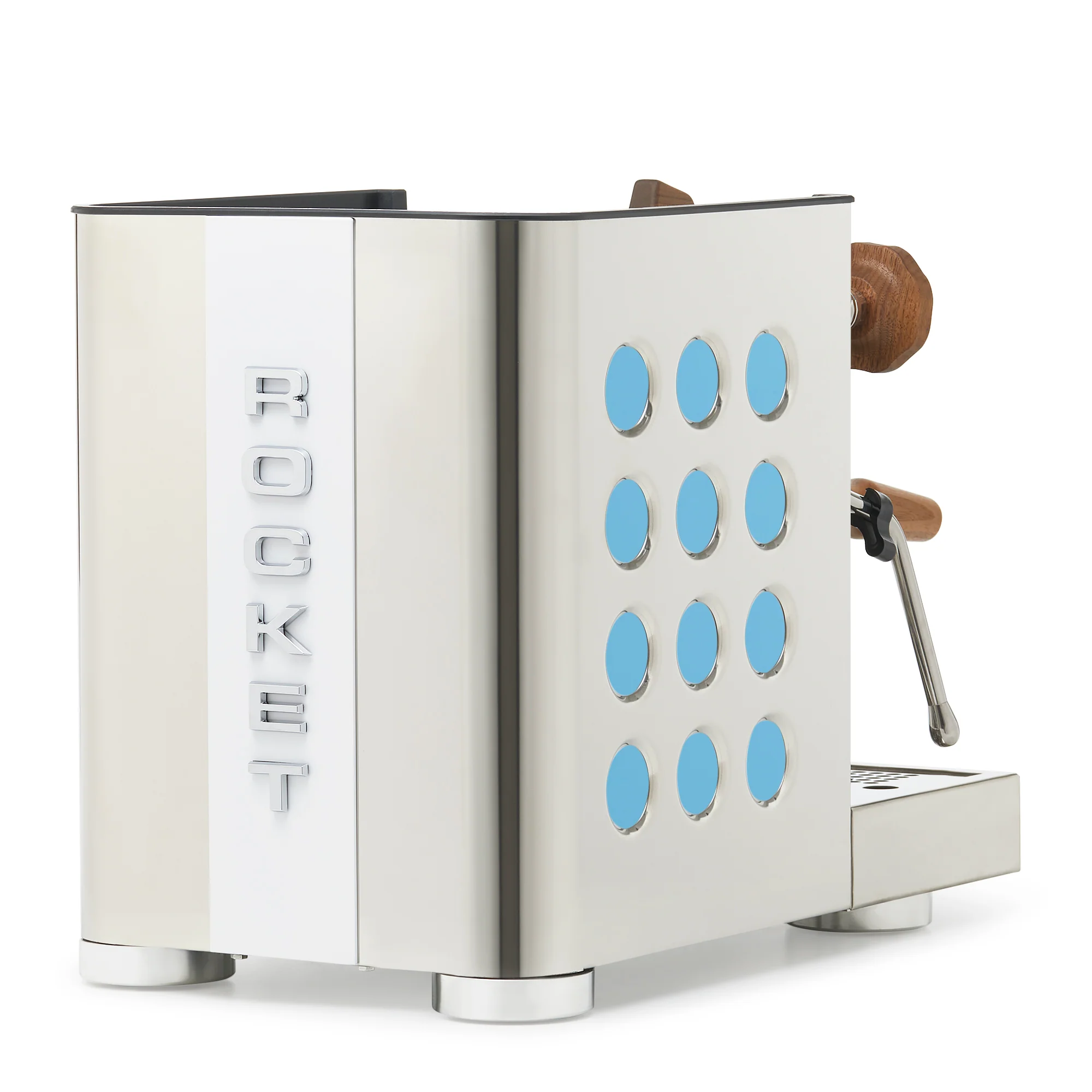 Rocket Espresso Appartamento TCA Espresso Machine - Stainless Steel with White Stripe - Image 48