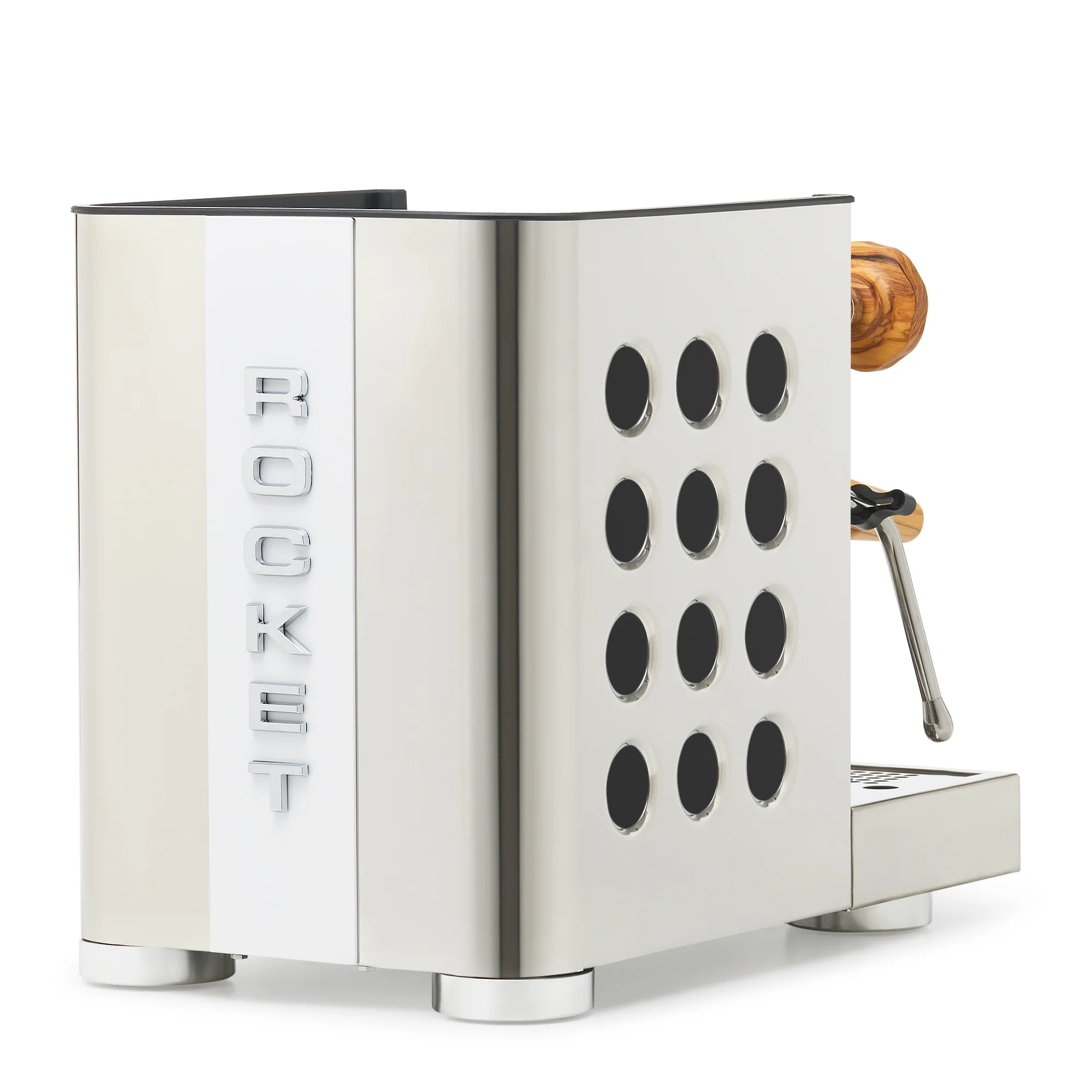 Rocket Espresso Appartamento TCA Espresso Machine - Stainless Steel with White Stripe - Image 60