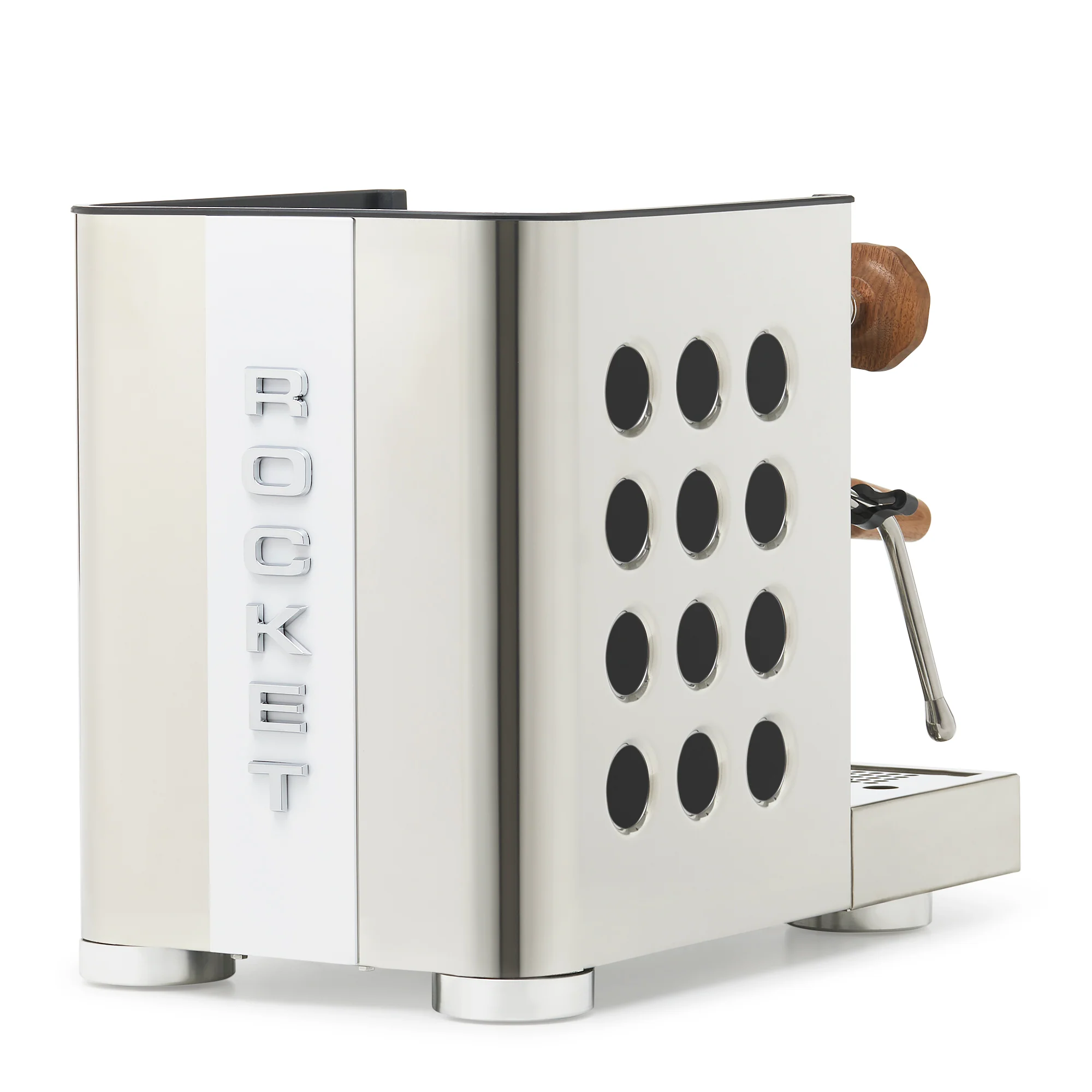 Rocket Espresso Appartamento TCA Espresso Machine - Stainless Steel with White Stripe - Image 61