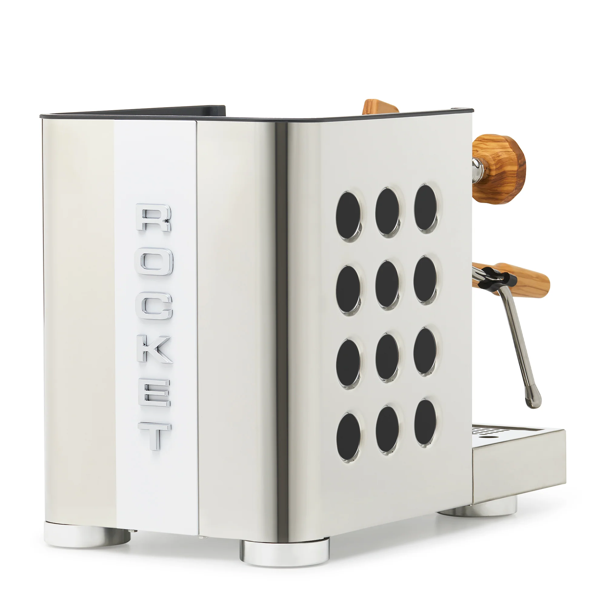 Rocket Espresso Appartamento TCA Espresso Machine - Stainless Steel with White Stripe - Image 64