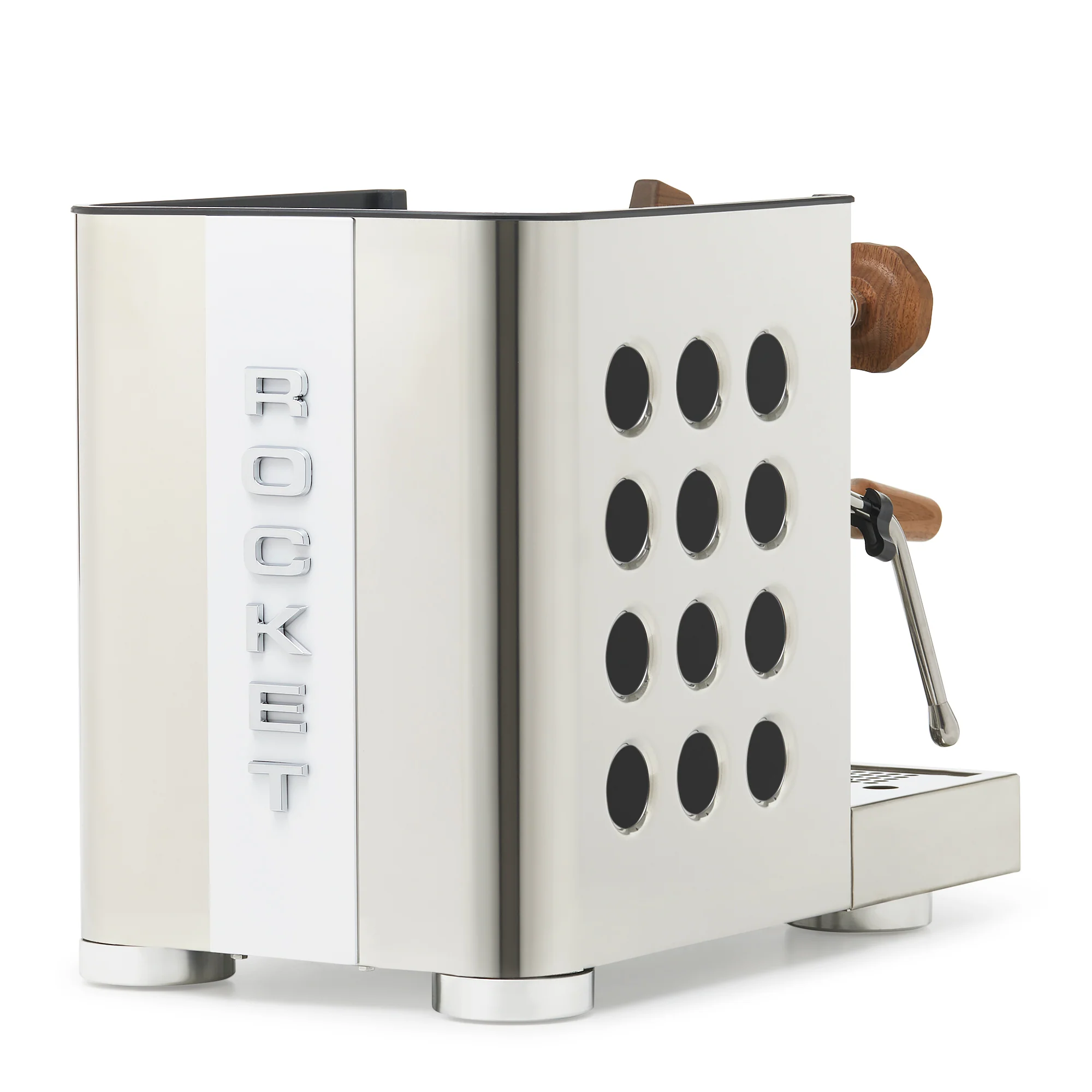 Rocket Espresso Appartamento TCA Espresso Machine - Stainless Steel with White Stripe - Image 65