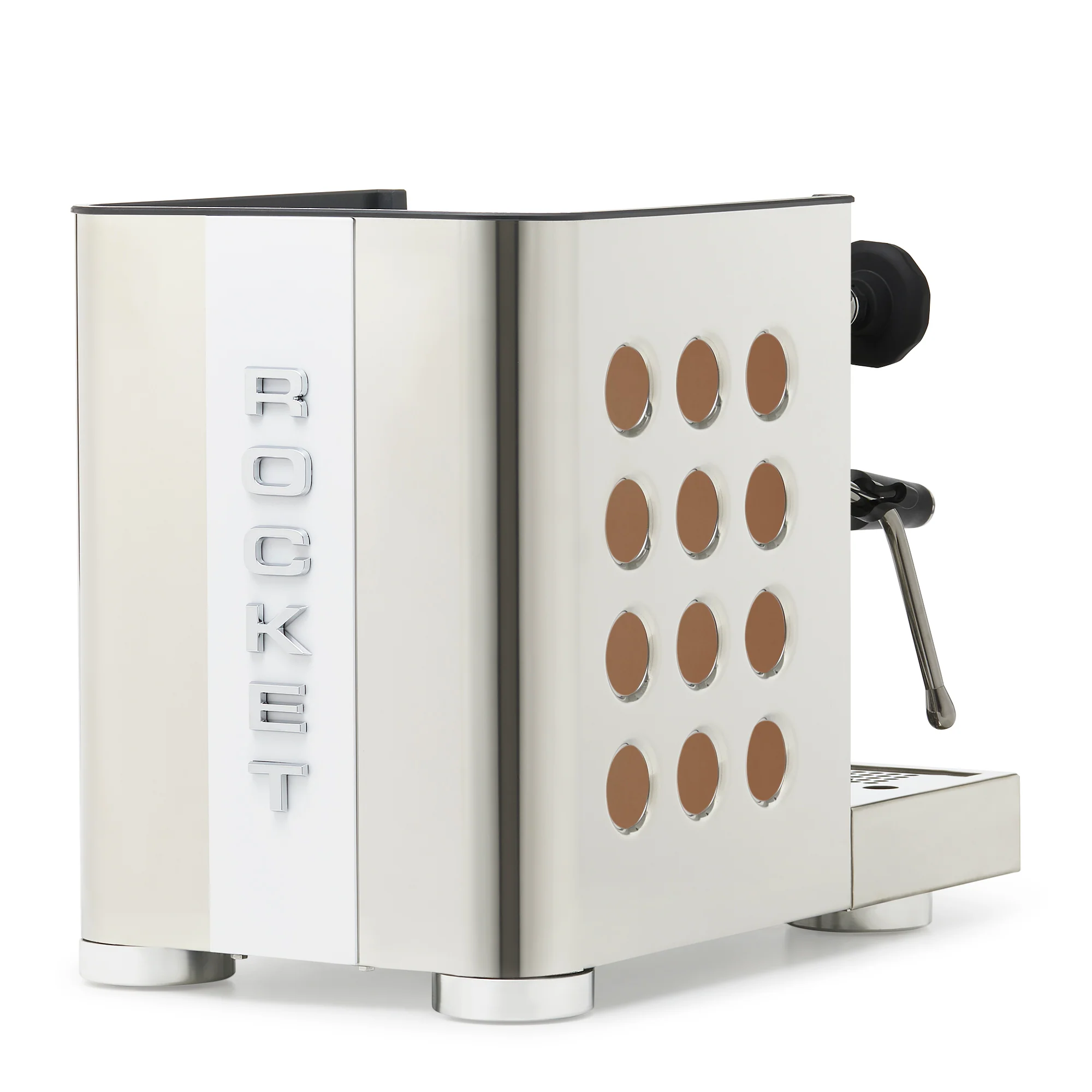 Rocket Espresso Appartamento TCA Espresso Machine - Stainless Steel with White Stripe - Image 74