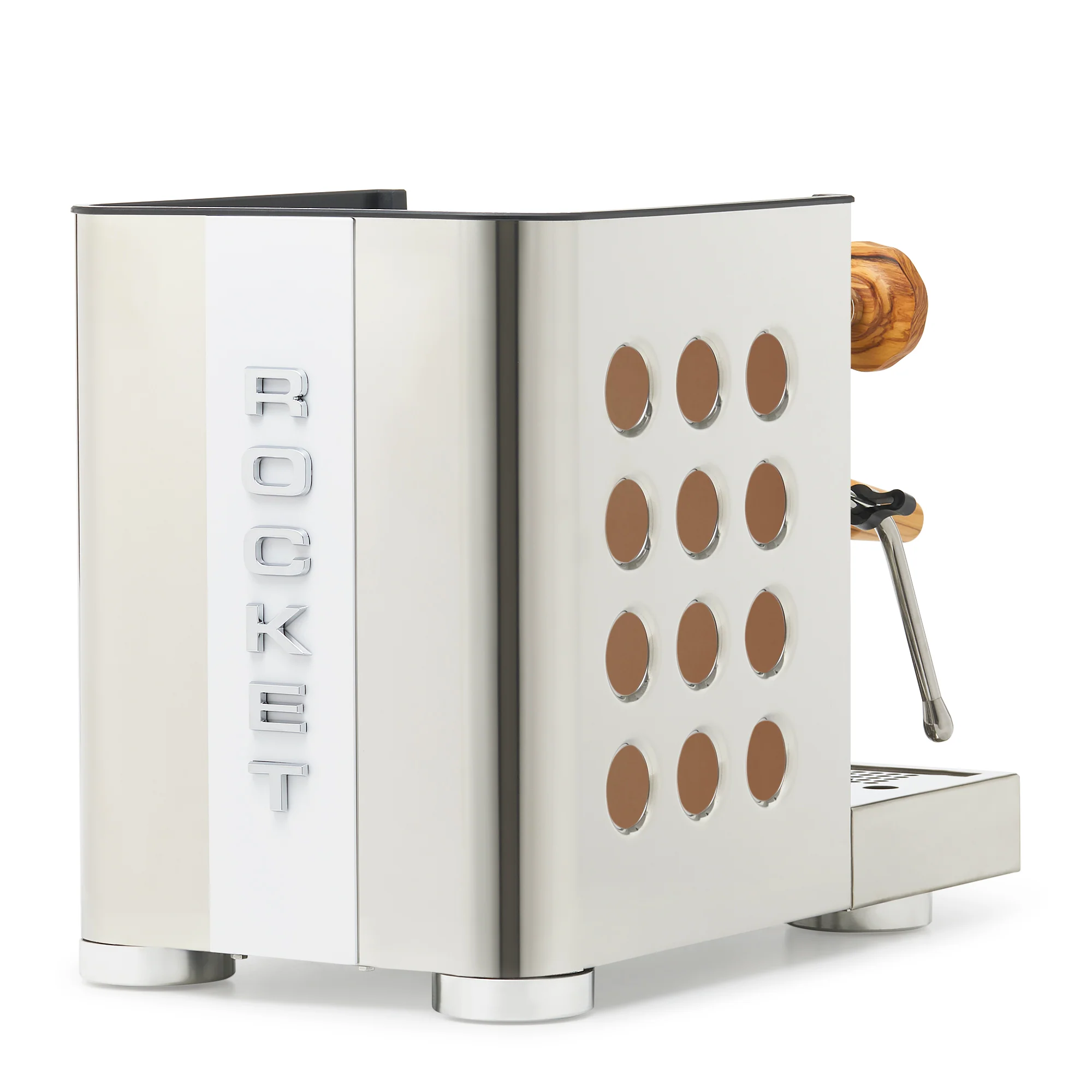 Rocket Espresso Appartamento TCA Espresso Machine - Stainless Steel with White Stripe - Image 76