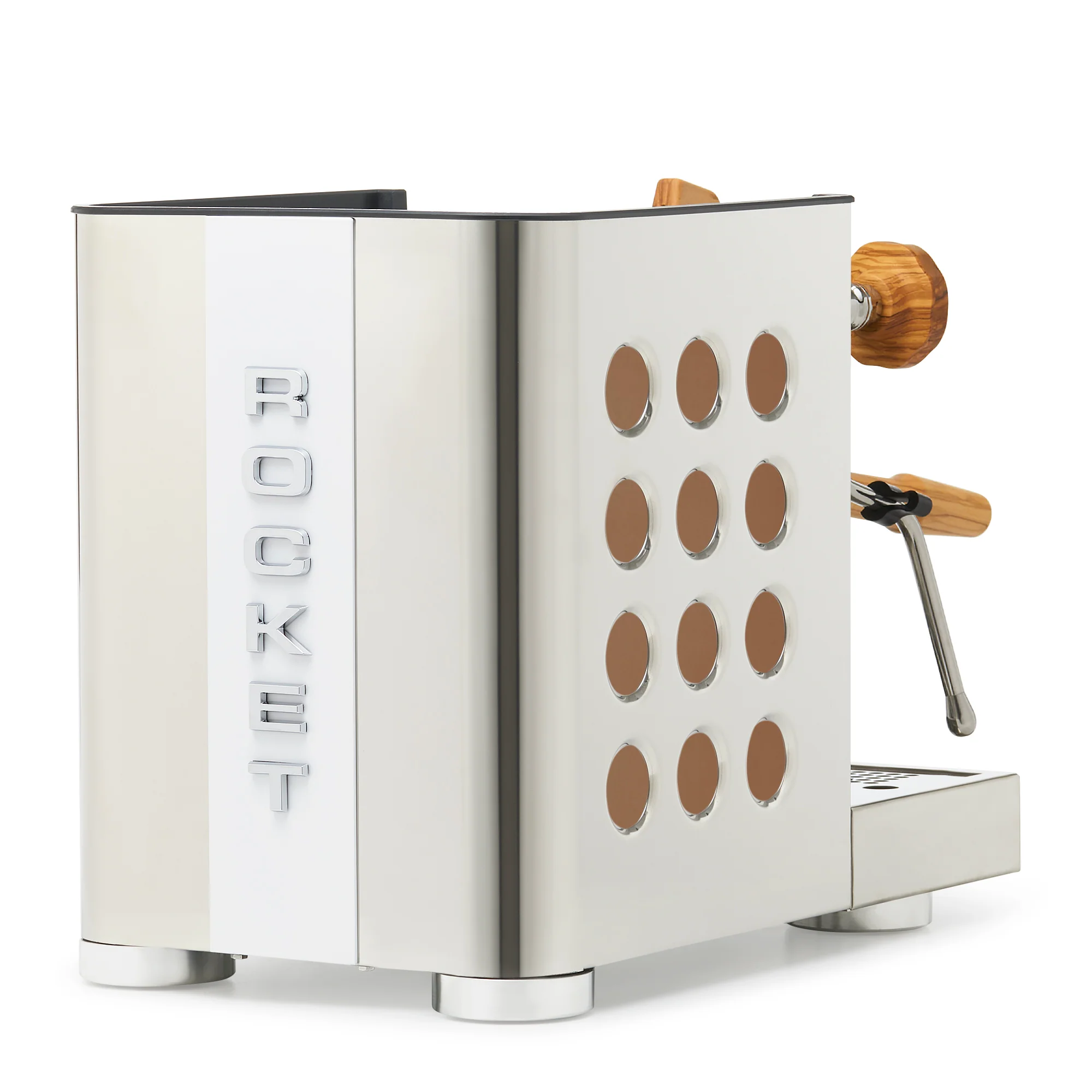Rocket Espresso Appartamento TCA Espresso Machine - Stainless Steel with White Stripe - Image 80