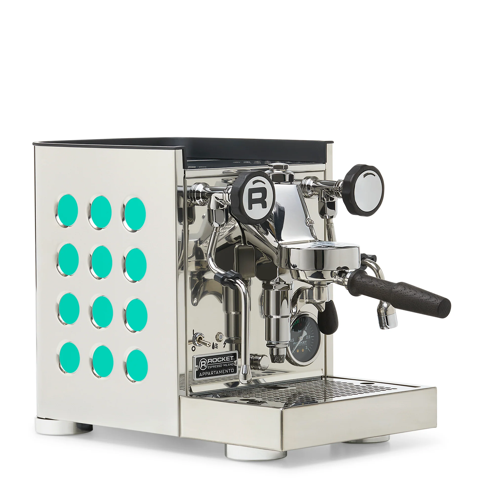 Rocket Espresso Appartamento TCA Espresso Machine - Stainless Steel with White Stripe - Image 83