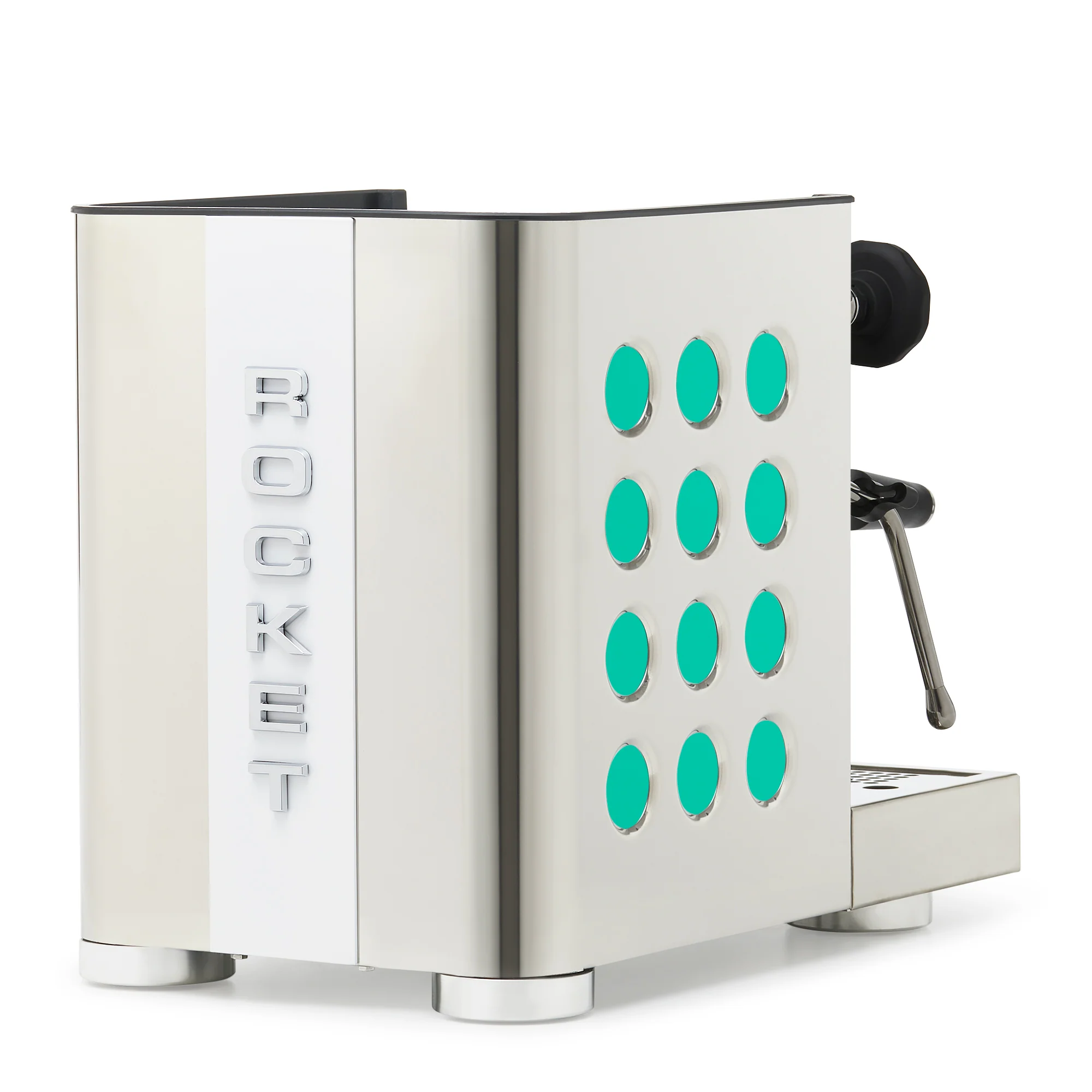 Rocket Espresso Appartamento TCA Espresso Machine - Stainless Steel with White Stripe - Image 90