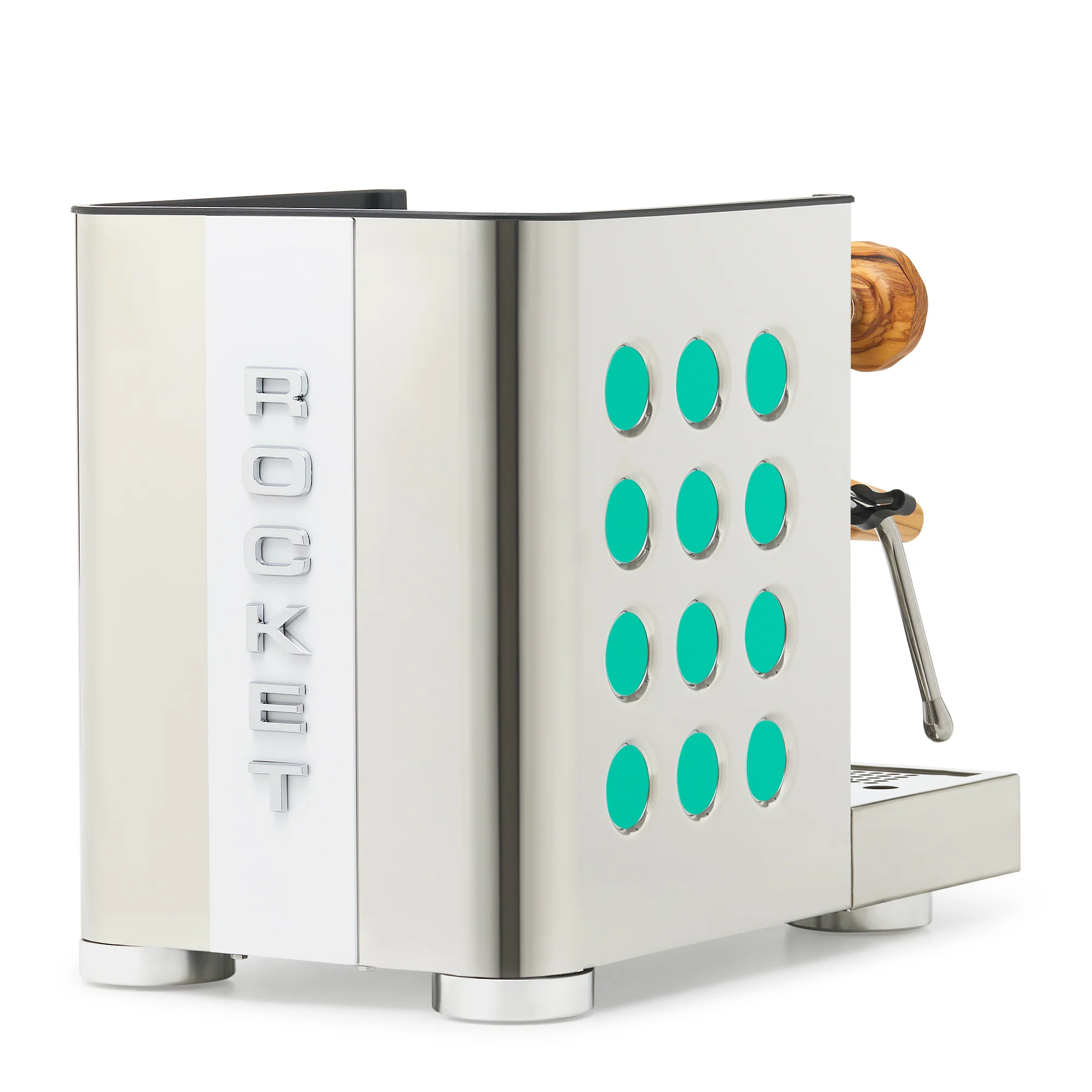 Rocket Espresso Appartamento TCA Espresso Machine - Stainless Steel with White Stripe - Image 92