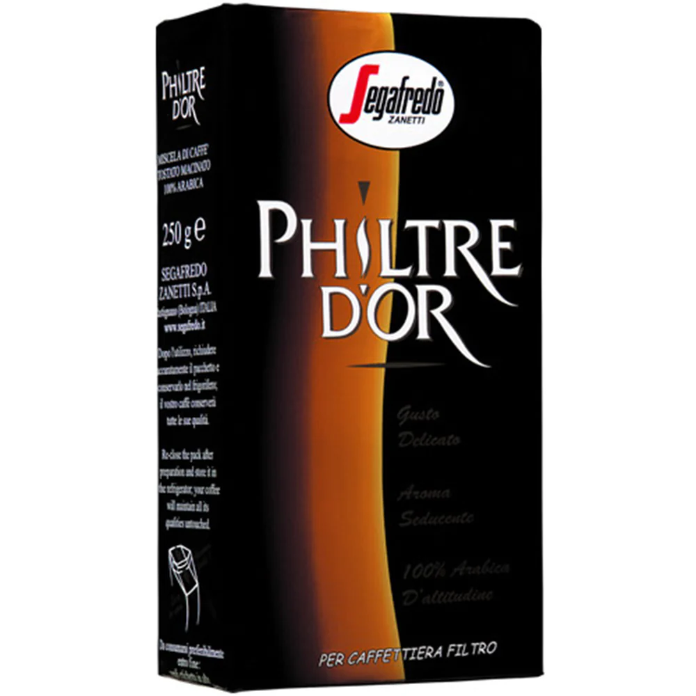 Segafredo Zanetti Philtre D'Or 100% Arabica Ground