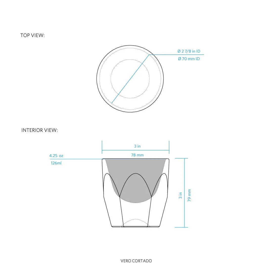 Set of 2 notNeutral VERO 4.5oz Cortado Glasses - Clear - Image 6