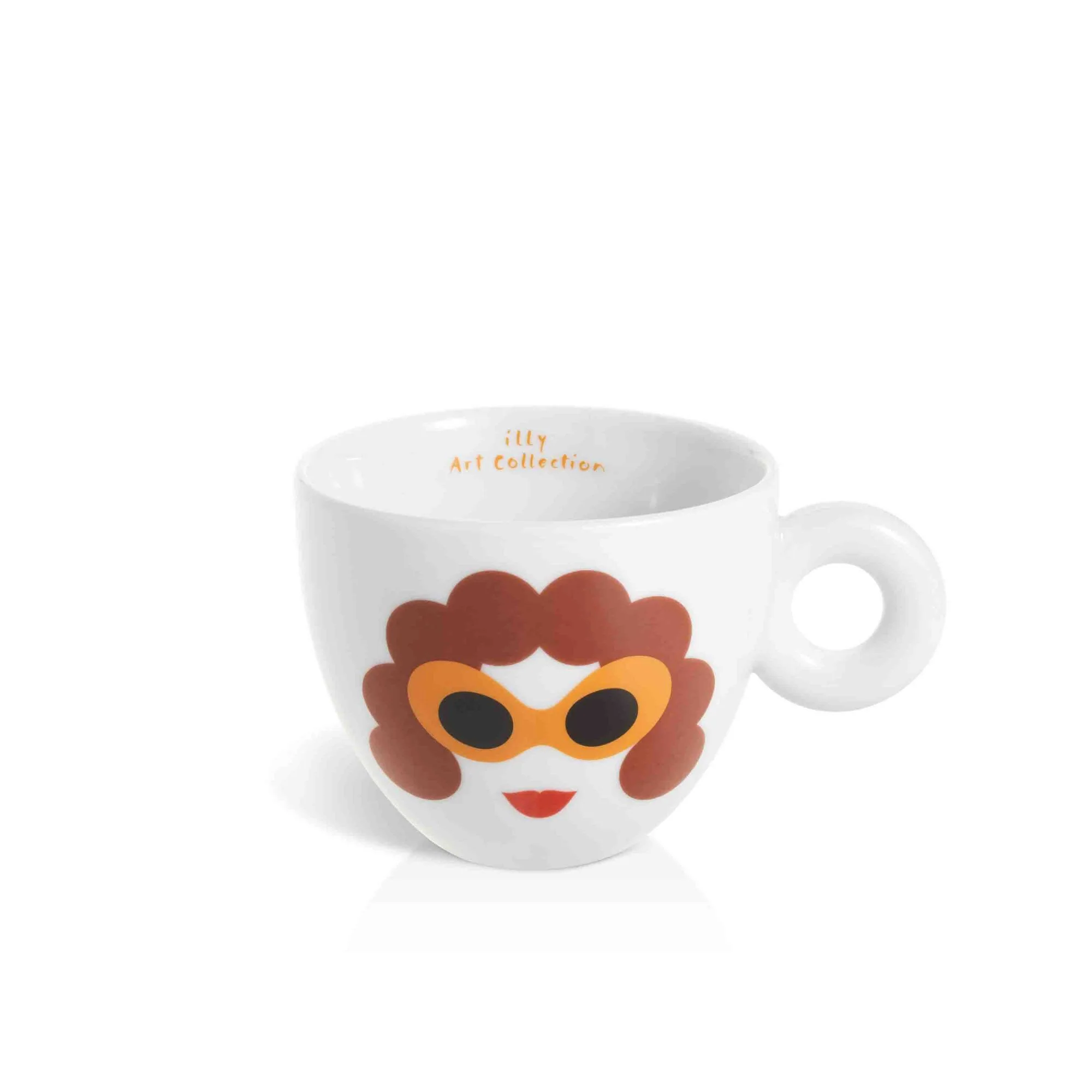illy Art Collection Olimpia Zagnoli Cappuccino Cups - Set of 2 - Image 6