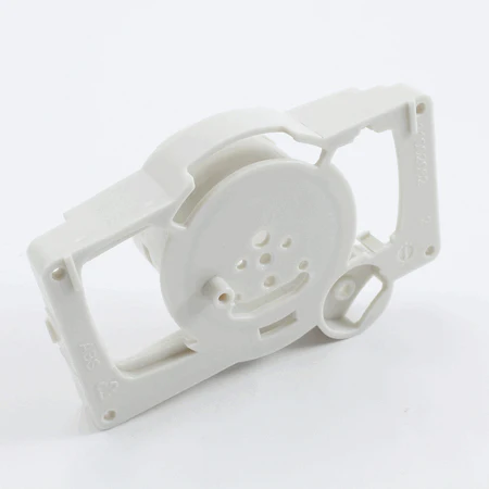 Support for buttons and lights, white plastic