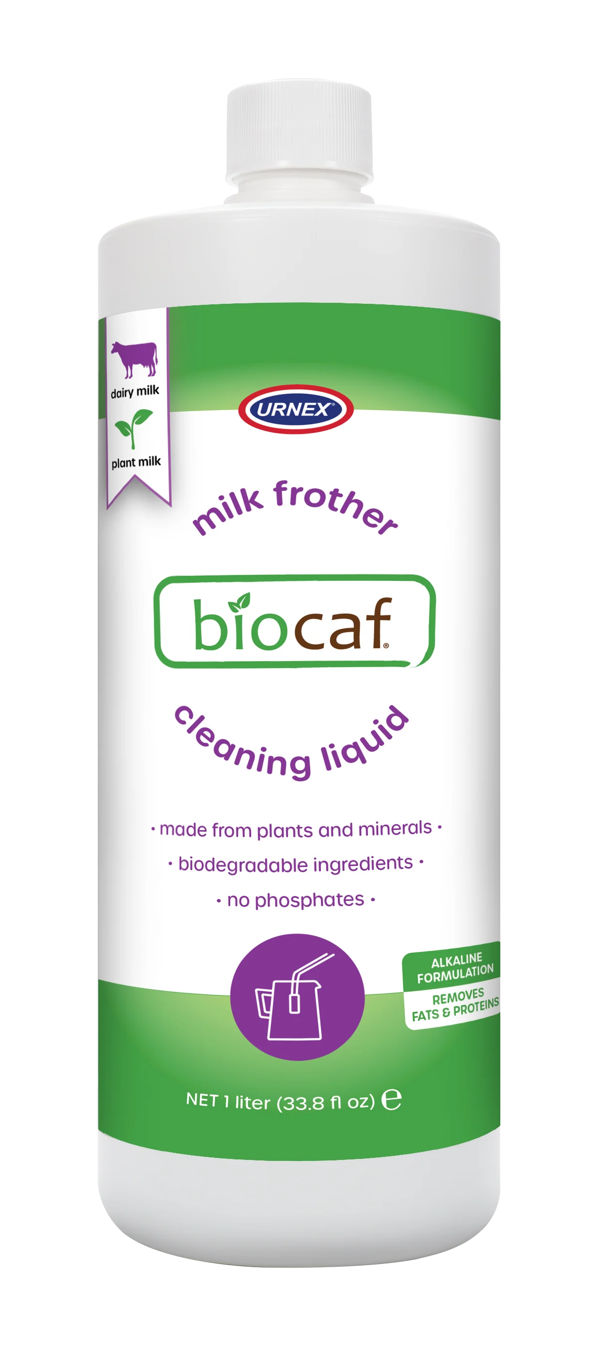 Urnex Biocaf Milk Frother Cleaning Liquid