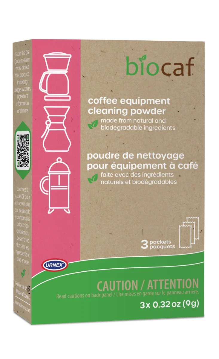Urnex Biocaf Coffee Equipment Cleaning Powder