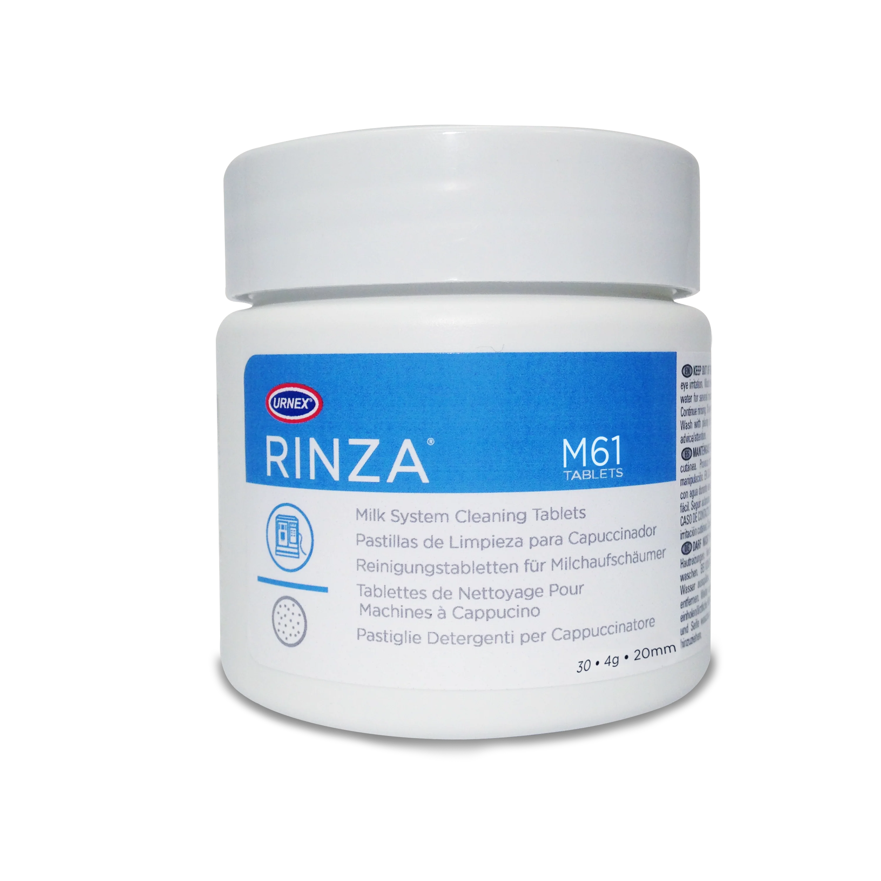 Urnex Rinza M61 Acid Formula Milk Cleaning Tablets 30ct