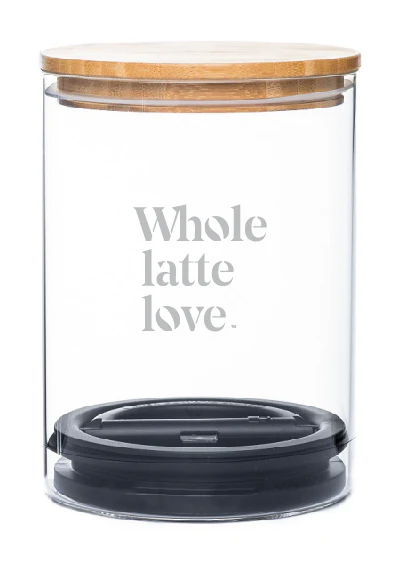 Whole Latte Love Airscape® Glass Coffee Canister - Image 2