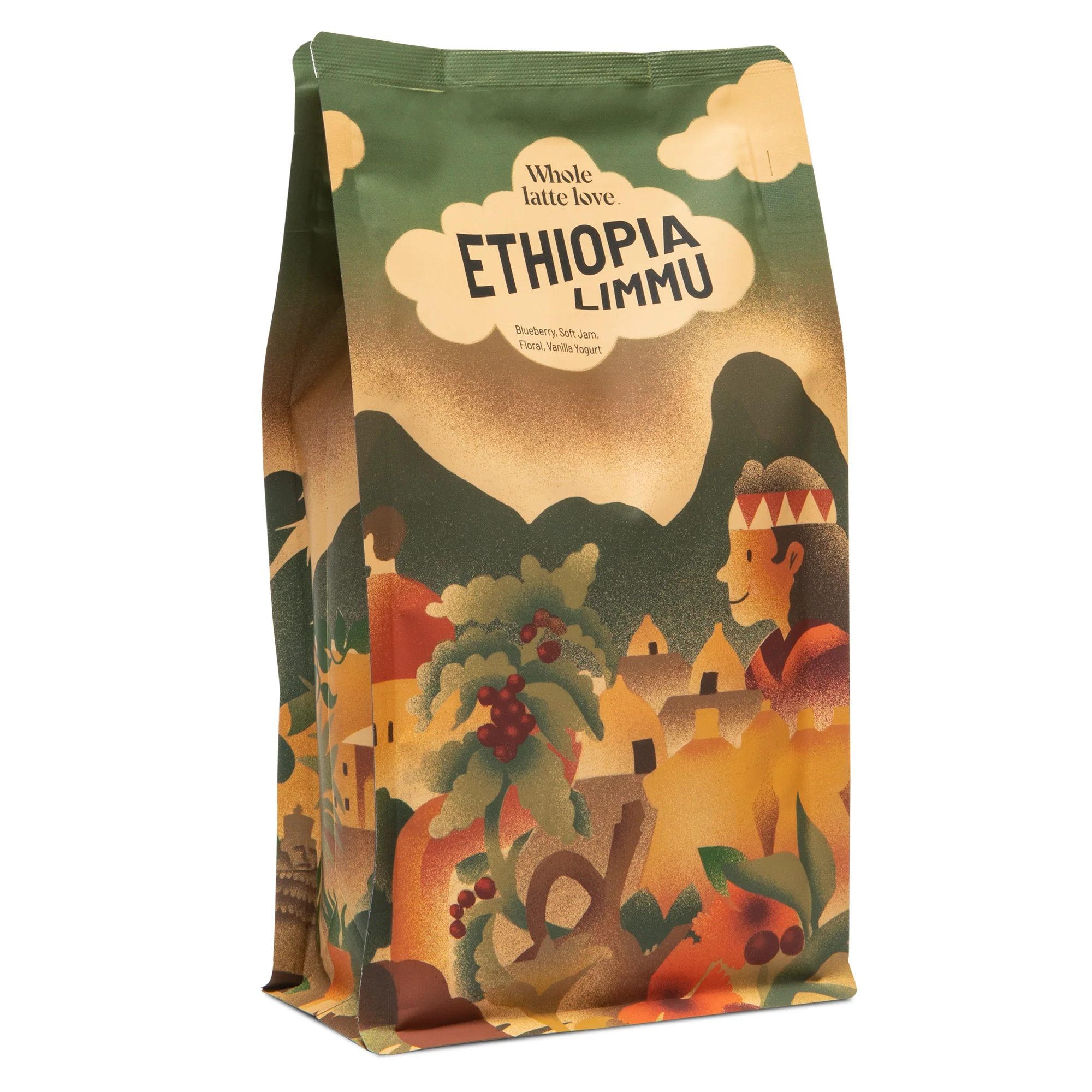 Whole Latte Love Ethiopia G1 Limmu Single Origin Whole Bean Coffee - Image 2