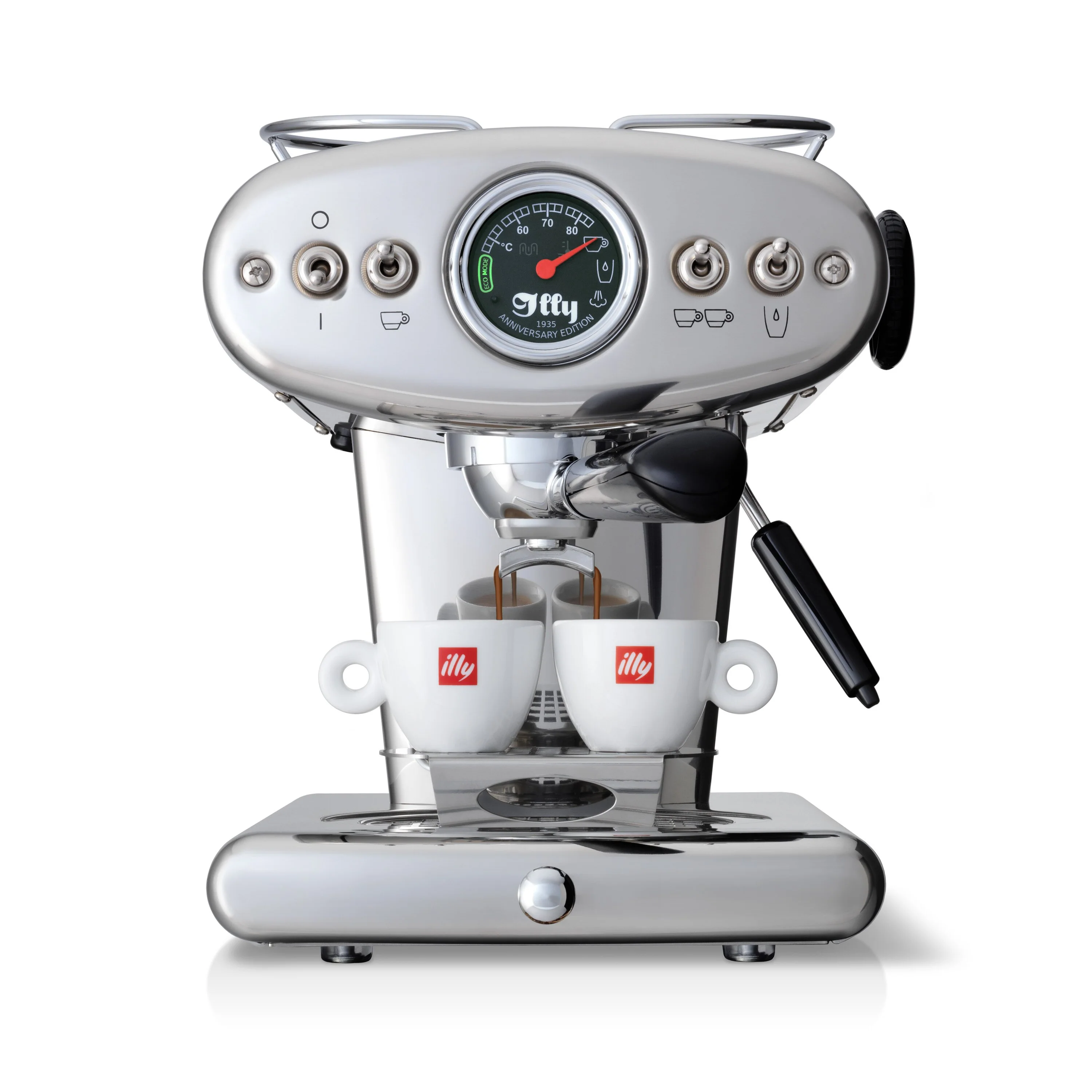 X1 Anniversary E.S.E. Pod & Ground Coffee Machine - Stainless - Image 2